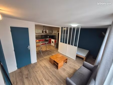 t2 meublé 33 m² – proche gare et centre-ville rouen- stationnement facile