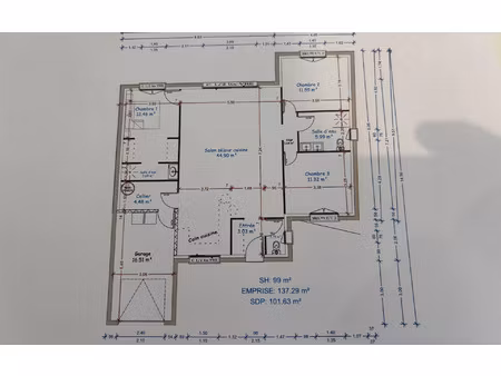 maison beaugeay m² t-4 à vendre  249 000 €