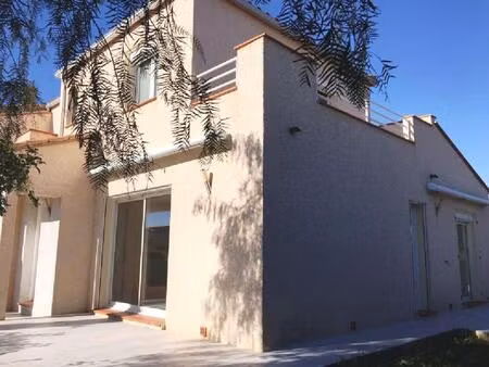cabestany maison t4 sur terrain 3 faces