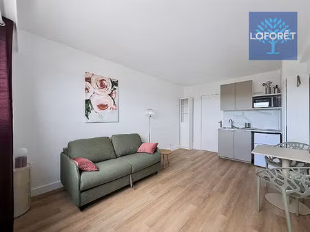 à louer - studio meublé entièrement rénové - 21m2