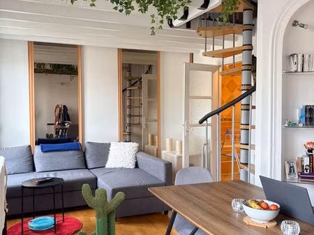 loue grand studio meublé république - 45m² - paris 11ème