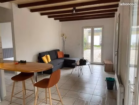 appartement meuble 2 pieces 48m2 avec jardin