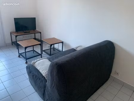 location studio meuble 18m² tours nord