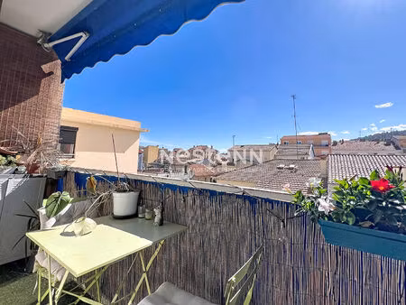 golfe juan - 4p - 72m² - balcon - sud-ouest - cave - proche mer