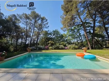villa de caractère- la motte 9 pièces-226 m2- piscine- garage