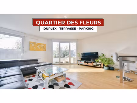 duplex de 68m2 + balcon terrasse + parking privatif