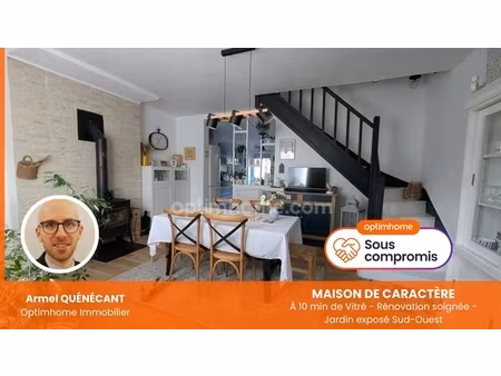 maison de caractère rénovée – 96 m² – proche vitré (35)