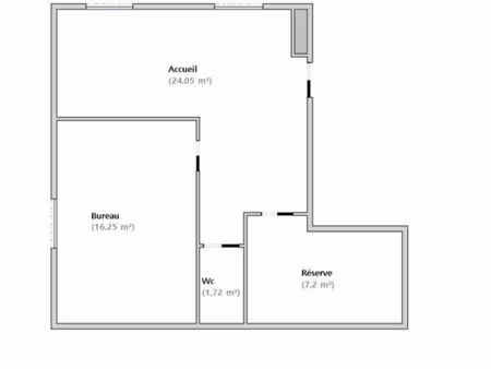 louer – local commercial / professionnel de 50m2