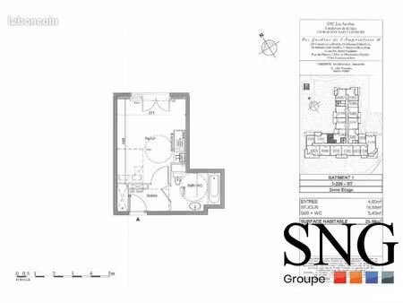 appartement 1 pièce 25 m²