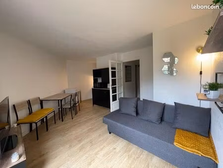 appartement t2 meublé de 31m2 + place de parking + cave