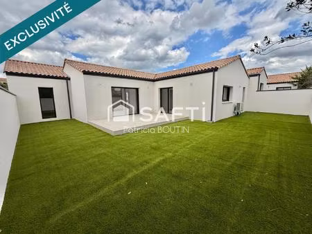 pavillon neuf de plain pied 3 chambres et garage a niort !