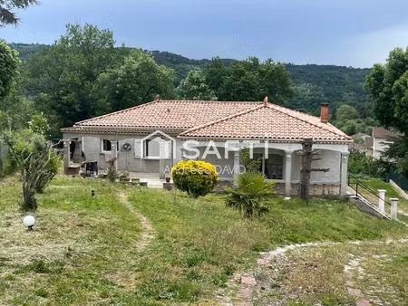 belle maison située sur les hauteurs prisées de roquecourbe avec une vue dégagée sur le vi