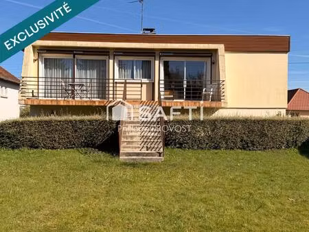 maison familiale 4 chambres avec beau jardin au sud.