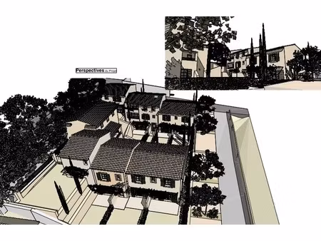 cucuron : terrain constructible avec pc purgé 12 appartements