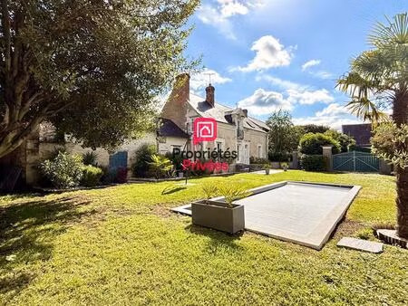 maison en pierre - entre chinon et l'île bouchard - 140 m2 - piscine - jardin