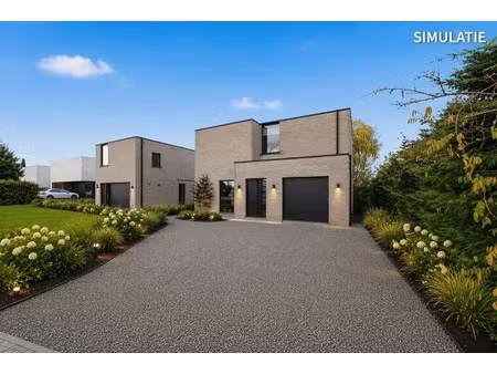 in optie - moderne nieuwbouwvilla op 1.146 m² in zonnebeke
