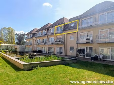 appartement te koop in de haan met 1 slaapkamer