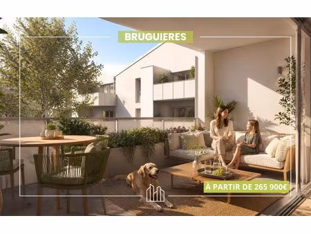 vente appartement neuf bruguières - - surface privée