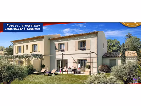 vente maison 4 pièces 80 m² à cadenet (84160)  385 000 €