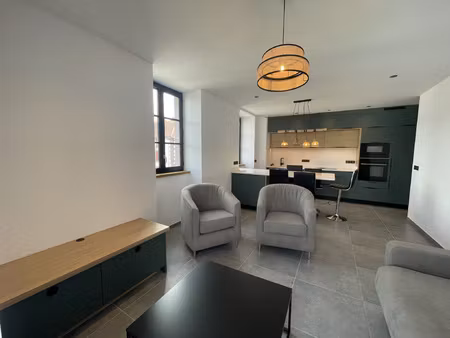 appartement t2 meublé à louer dans un immeuble entièrement r