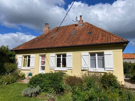 vente maison 3 pièces 81m2 monchy-cayeux 62134 - 138600 € - surface privée