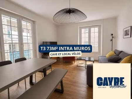 vente appartement 3 pièces à saint-malo (35400) : à vendre 3 pièces / 73m² saint-malo