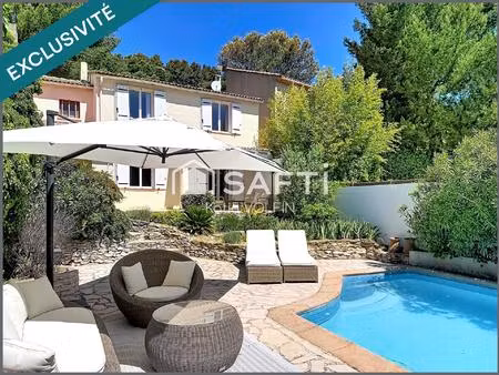 maison contemporaine   piscine et garage carnoux