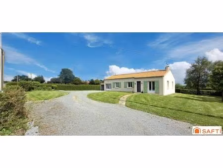 pavillon plain-pied 3 chambres  90 m² + 3000 m² de terrain