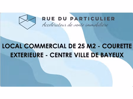 vente locaux professionnels 1 pièce 25 m² à bayeux (14400)  56 500 €