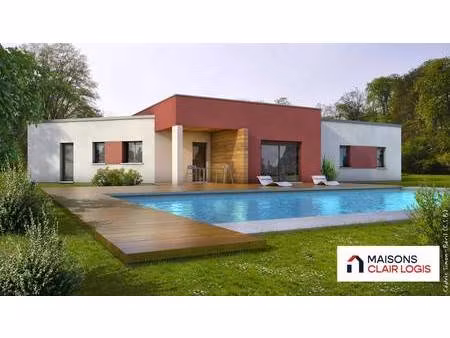 terrain avec maison neuve à vendre