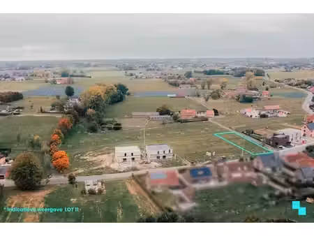 bouwgrond met landelijk verzicht in de ginste