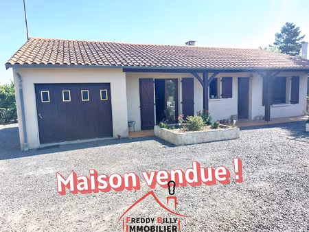 pavillon plain pied - 2 chambres - garage et jardin