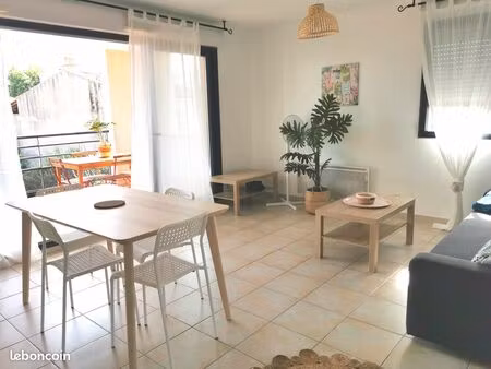 t2 meublé terrasse parking