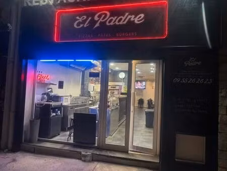 restaurant / pizzeria clé en main – emplacement idéal