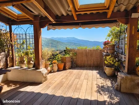 maison - 3 pièces – 82m² - magnifique vue vallée et montagnes