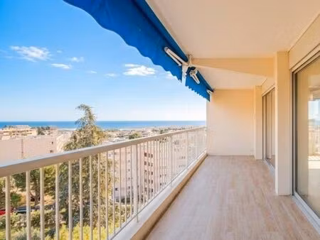 vente privée-nice apptm 4 pièces avec terrasse vue mer panoramique ds res de standing avec