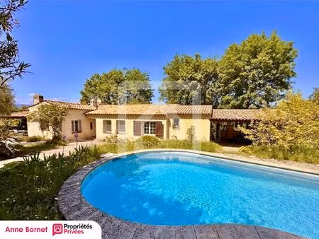 villa 4 pièces 113 m2 de plain pied avec jardin arboré  piscine et abri voiture