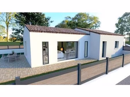 terrain avec maison neuve à vendre