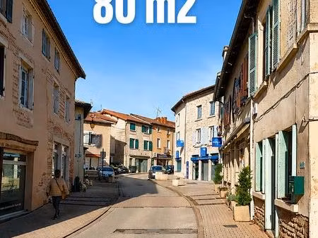 80 m2 à rénover centre villars les dombes