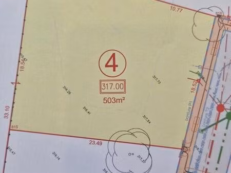 terrain 503 m² amberieu en bugey
