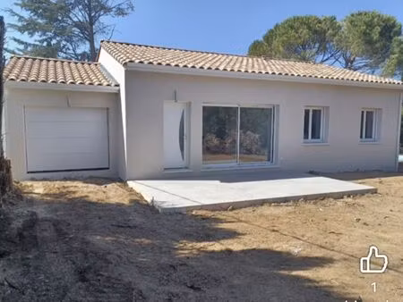 maison neuve de 90 m² à bâtir avec garage sur terrain viabilisé de 437 m² – lotissement re
