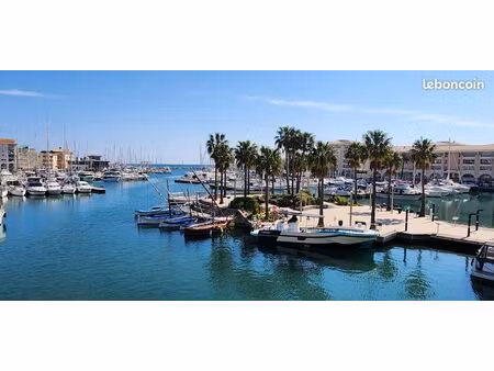 appartement 3 pièces en duplex  dernier étage  port fréjus
