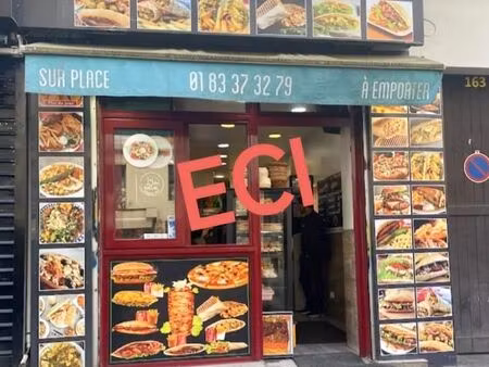 fonds de commerce restaurant 45 m²