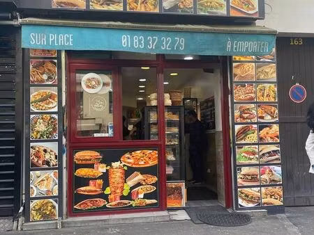 restaurant rue de paris montreuil 93100 avec logement t2