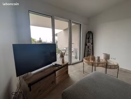 appartement t2 de 46 m² avec jardin