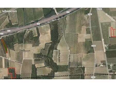 vente lot de 4 parcelles agricoles