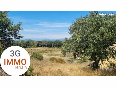 vente | terrain constructible | 1000 m² | brouzet-lès-alès | expo ouest