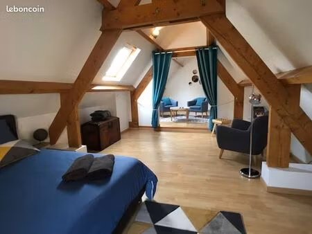 duplex meublé avec courette centre ville maintenon