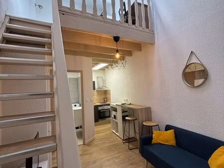studio mezzanine 27 m² — entièrement rénové & vendu meublé — nîmes jean jaurès
