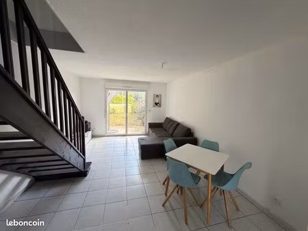 t3 61 m2 + jardin + 2 pl de parking - faibles charges